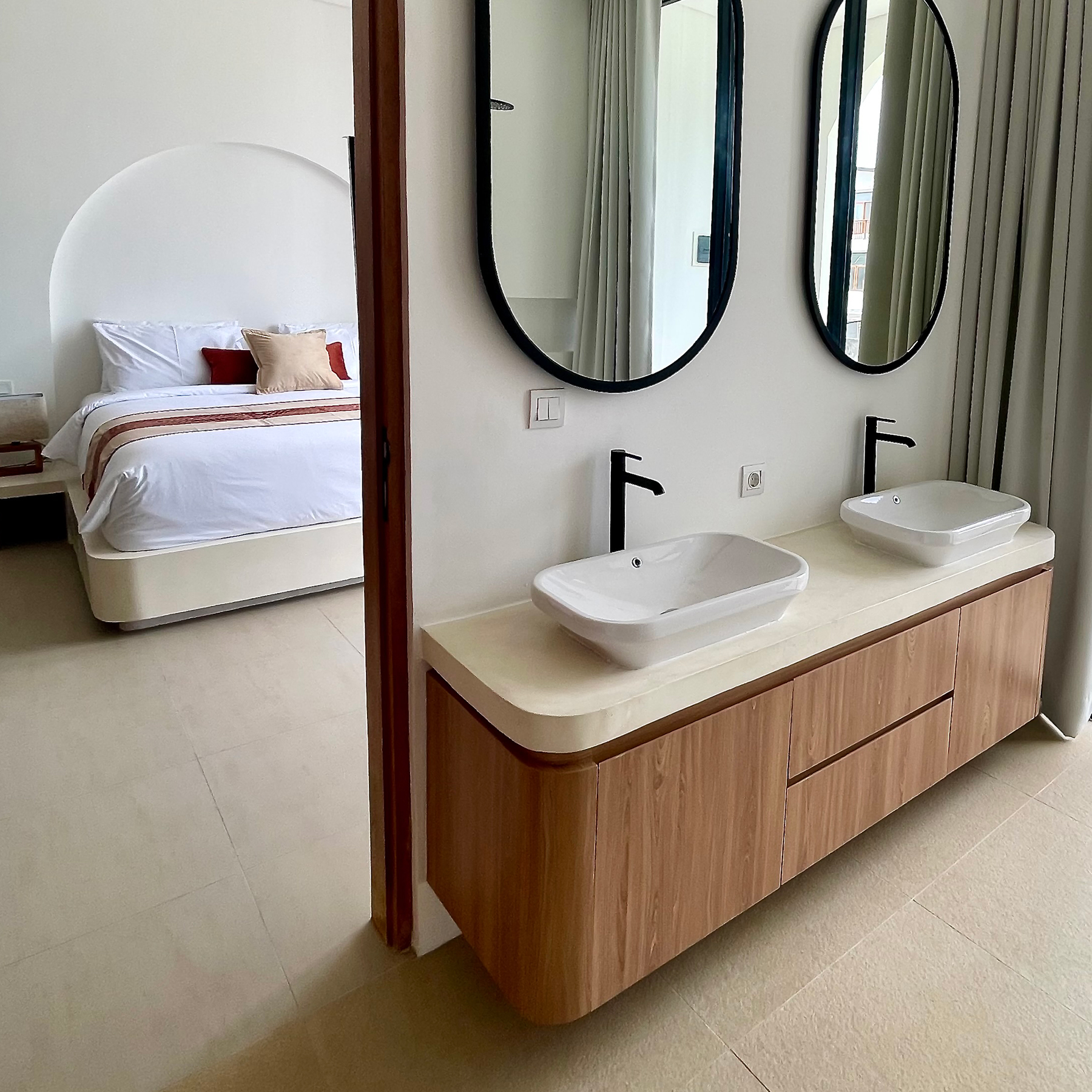 Modern bathrooms